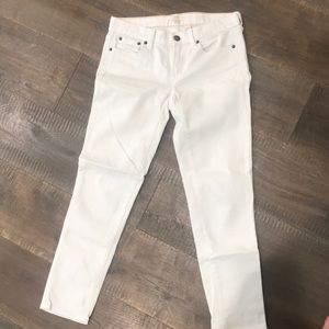 J Crew white jeans